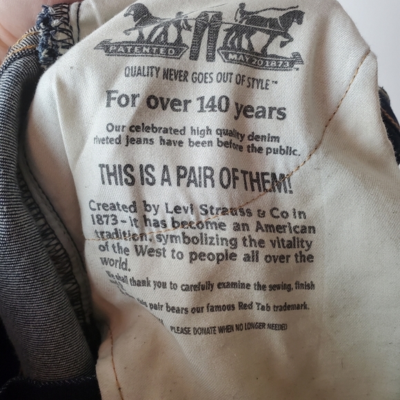 510 Skinny Fit Levi's Flex Men's Jeans Size 36 x 3 - Picture 8 of 9